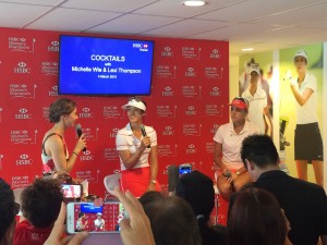 Denise Keller HSBC Golf  Michelle Wie & Lexi Thompson