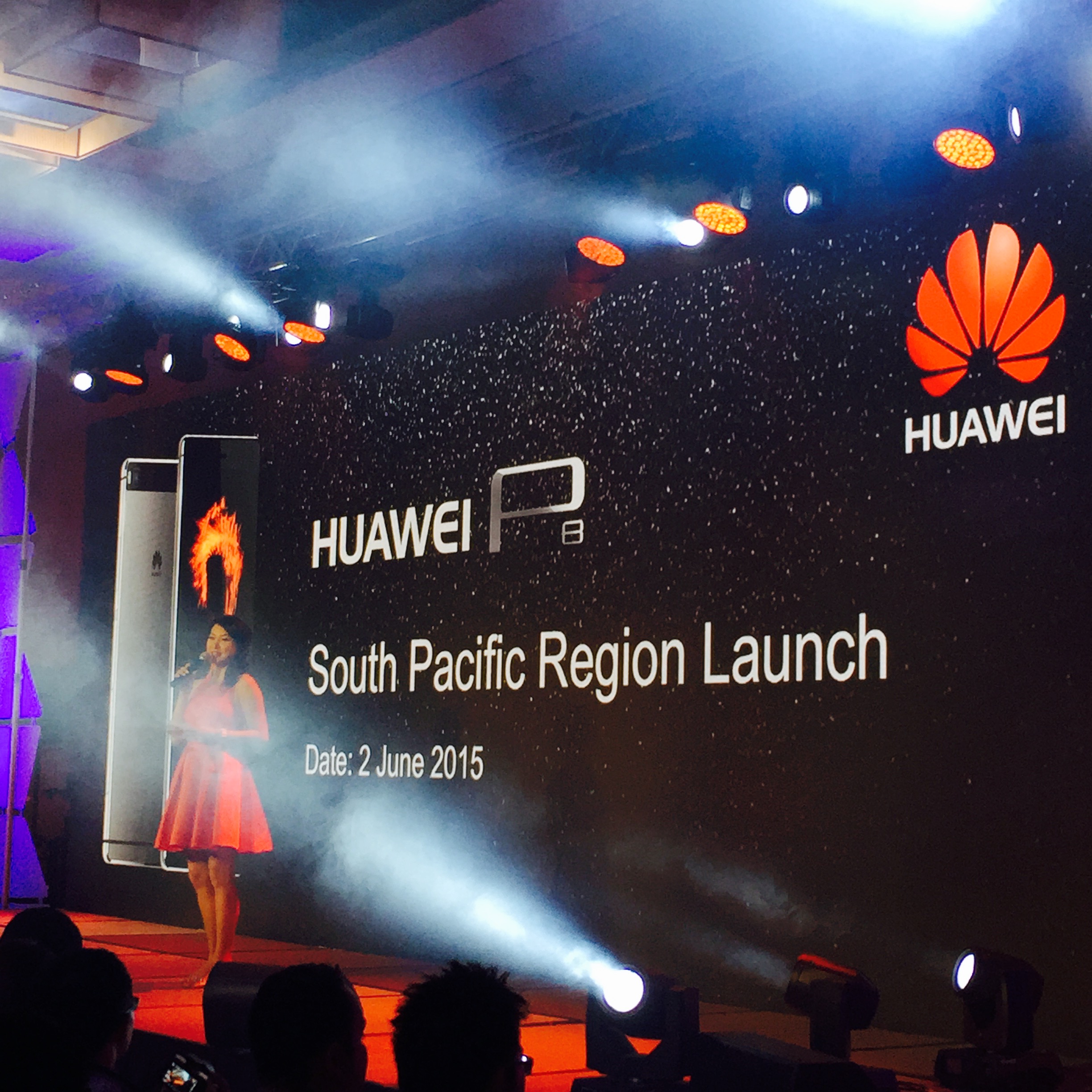 Chermaine Cho hosts Huawei P8 South Pacific Region Launch 2015
