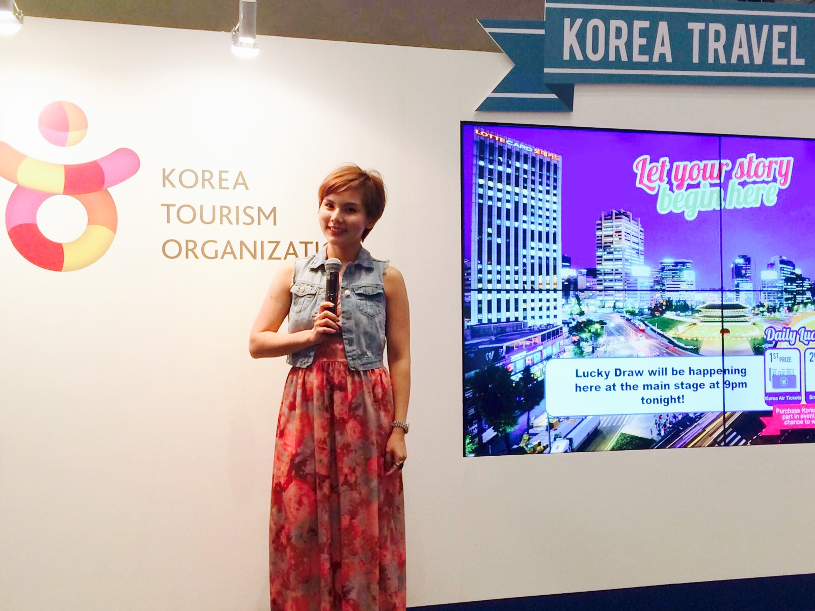 Charissa Seet hosts Korea Tourism’s Korea Fair